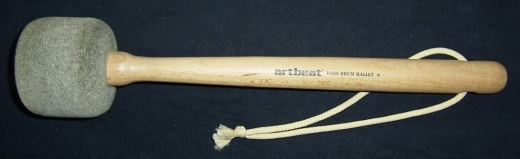 Artbeat bass drum mallet, gray felt head