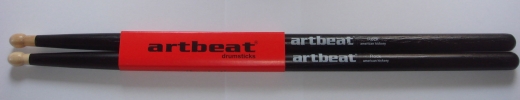 Artbeat hickory rock drumsticks, schwarz