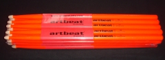 Artbeat hickory UV baquetas 5B orange, 10 pares