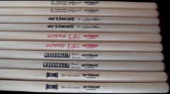 Custom personalized drumsticks hickory, 20 pairs